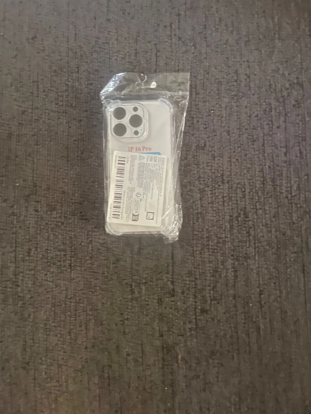 iPhone 16 Pro Clear Case - New Sealed Transparent Protective Cover
